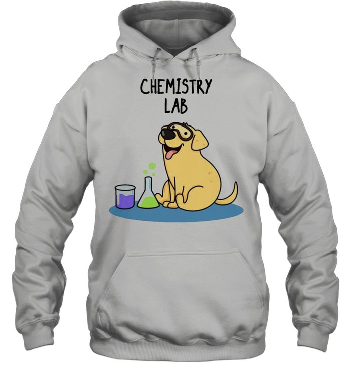 Chemistry lab dog shirt Unisex Hoodie