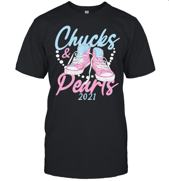 Kamala Harris chucks and pearls 2021 pink converse shirt