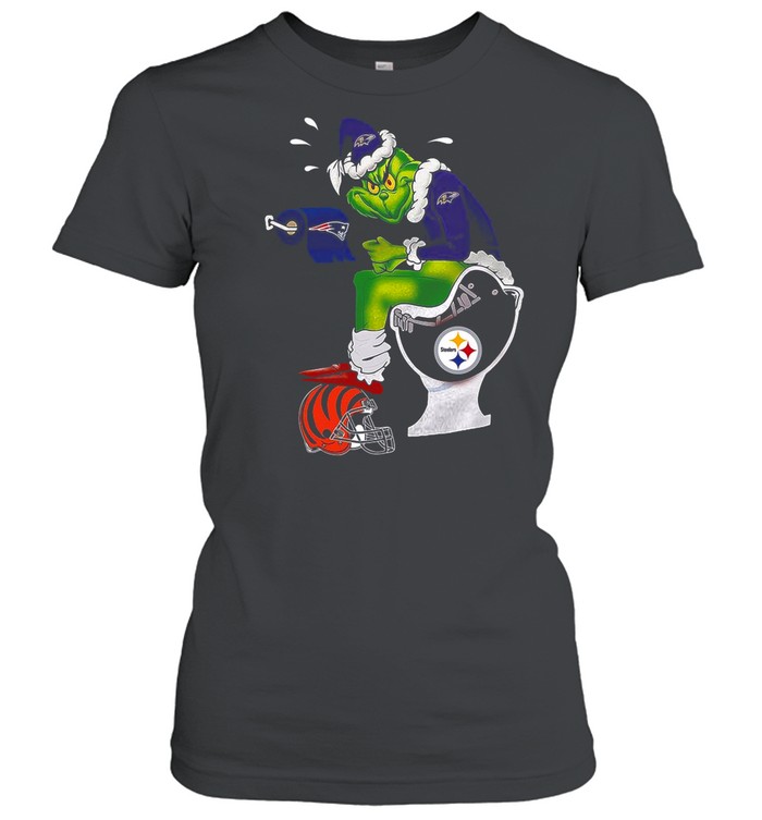 Baltimore Ravens Grinch Toilet shirt Classic Women's T-shirt