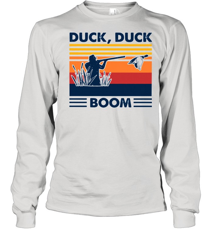 Duck Duck Boom Vintage shirt Long Sleeved T-shirt