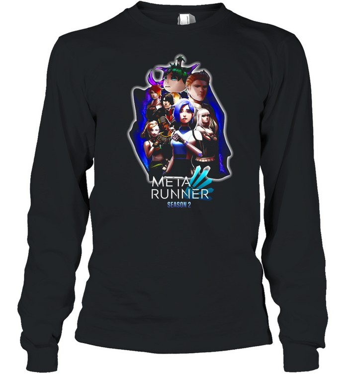 Glitch Productions Merch Meta Runner Season shirt Long Sleeved T-shirt