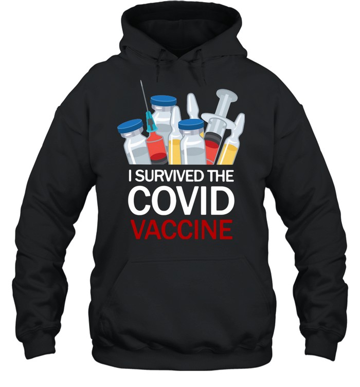 I Survived The Covid Vaccine shirt Unisex Hoodie