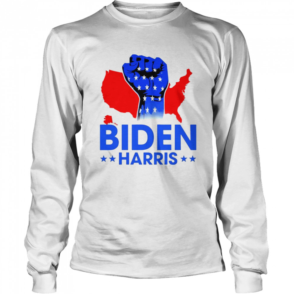 Joe Biden & Kamala Harris Strong Development Us shirt Long Sleeved T-shirt