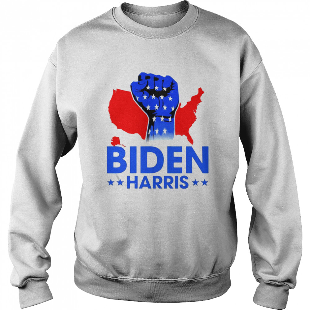 Joe Biden & Kamala Harris Strong Development Us shirt Unisex Sweatshirt
