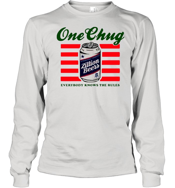 Beers One Chung Everybody Knows The Rules shirt Long Sleeved T-shirt