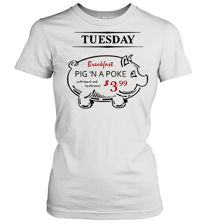 Supernatural John The Hunt Tuesday Breakfast Pig A Poke shirt Classic Women's T-shirt