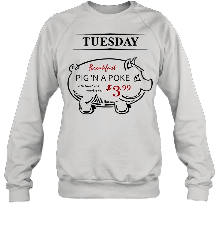 Supernatural John The Hunt Tuesday Breakfast Pig A Poke shirt Unisex Sweatshirt