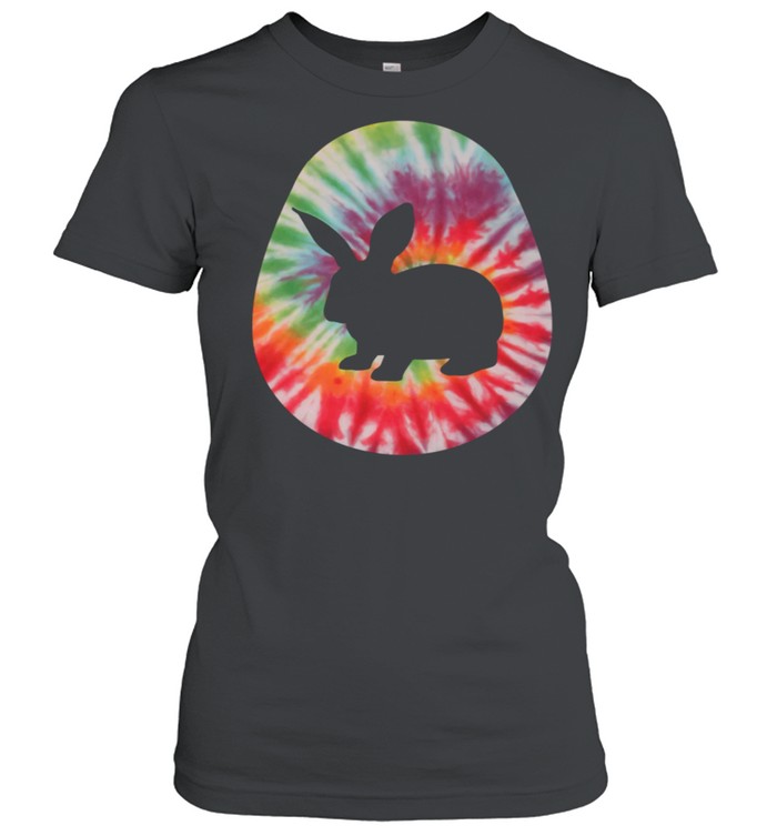 Easter Tie Dye Egg Bunny Hippie shirt Classic Women's T-shirt