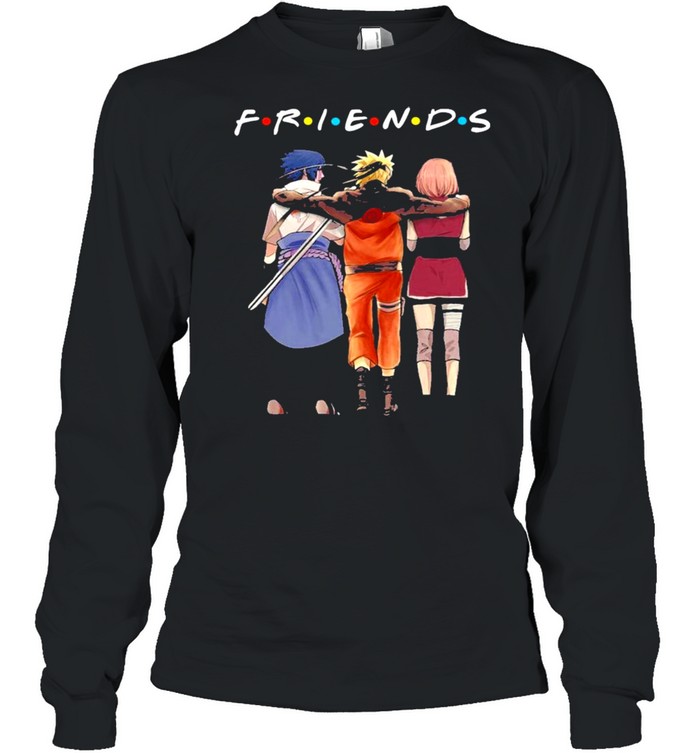 Friends Sasuke Naruto And Haruno Sakura  Long Sleeved T-shirt