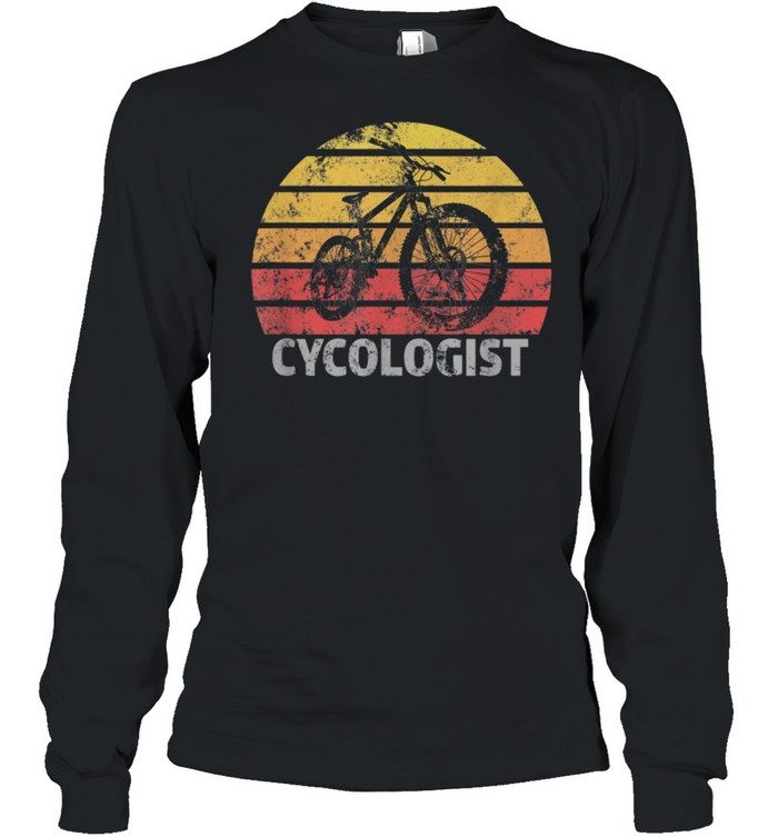 Cycologist Psychologist Biker Cycle shirt Long Sleeved T-shirt