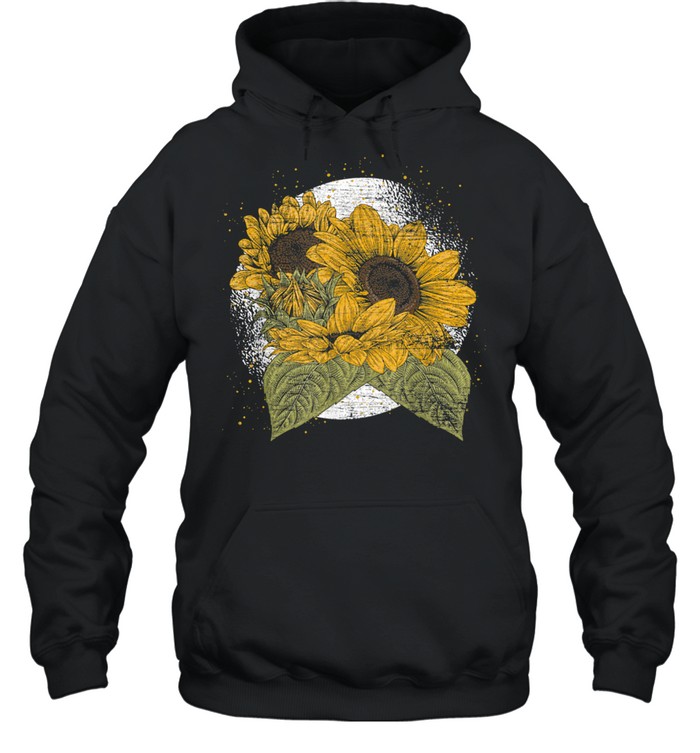Aesthetics Yellow Flowers Florist Sunshine Sunflower shirt Unisex Hoodie