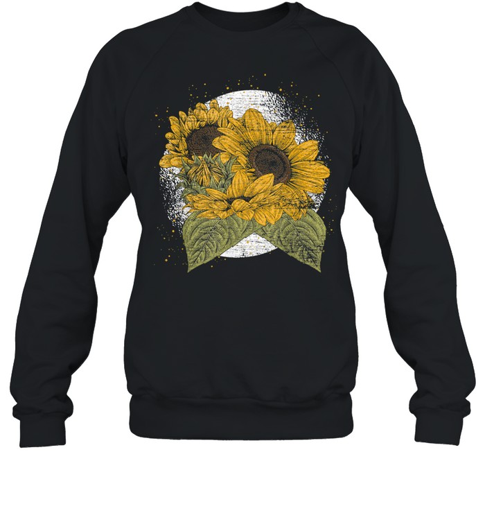 Aesthetics Yellow Flowers Florist Sunshine Sunflower shirt Unisex Sweatshirt
