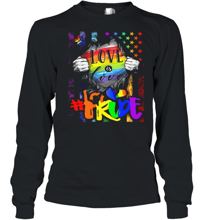 LGBT love is live freide shirt Long Sleeved T-shirt