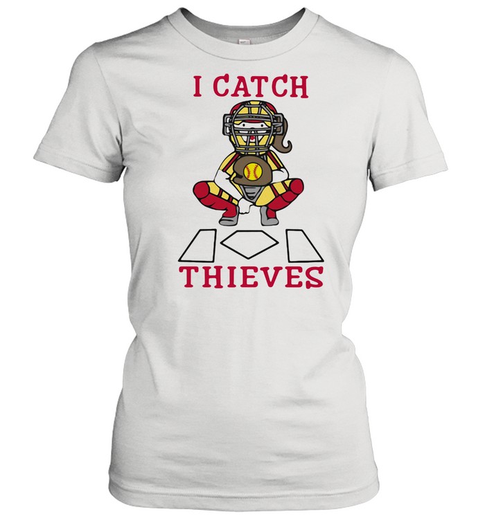 I Catch Thieves Softball  Classic Women's T-shirt
