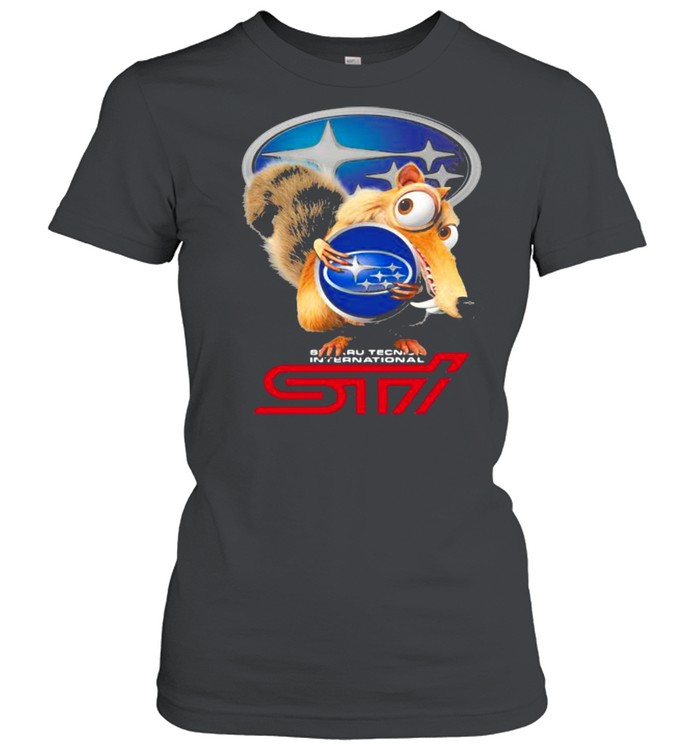 Squirrel W Nuts With Logo Sti International  Classic Women's T-shirt