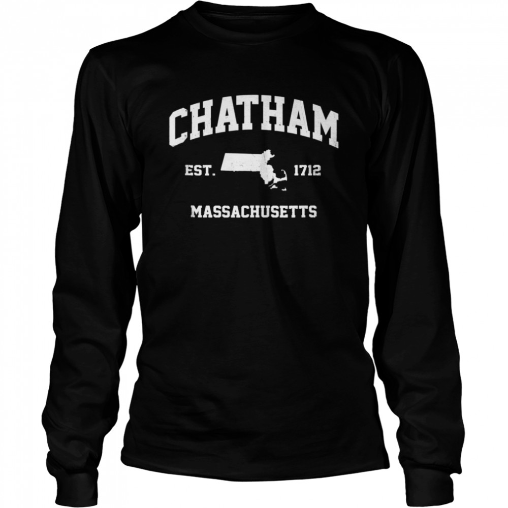 Chatham Massachusetts MA vintage state Athletic shirt Long Sleeved T-shirt