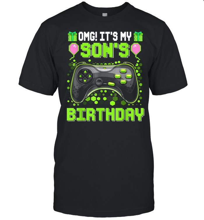 It’s My Son’s Birthday Gamer Family Matching shirt