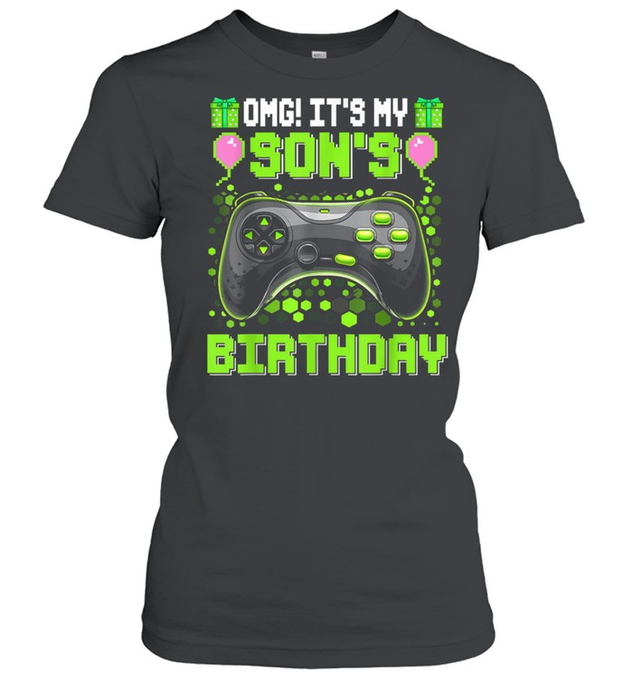 It’s My Son’s Birthday Gamer Family Matching shirt Classic Women's T-shirt