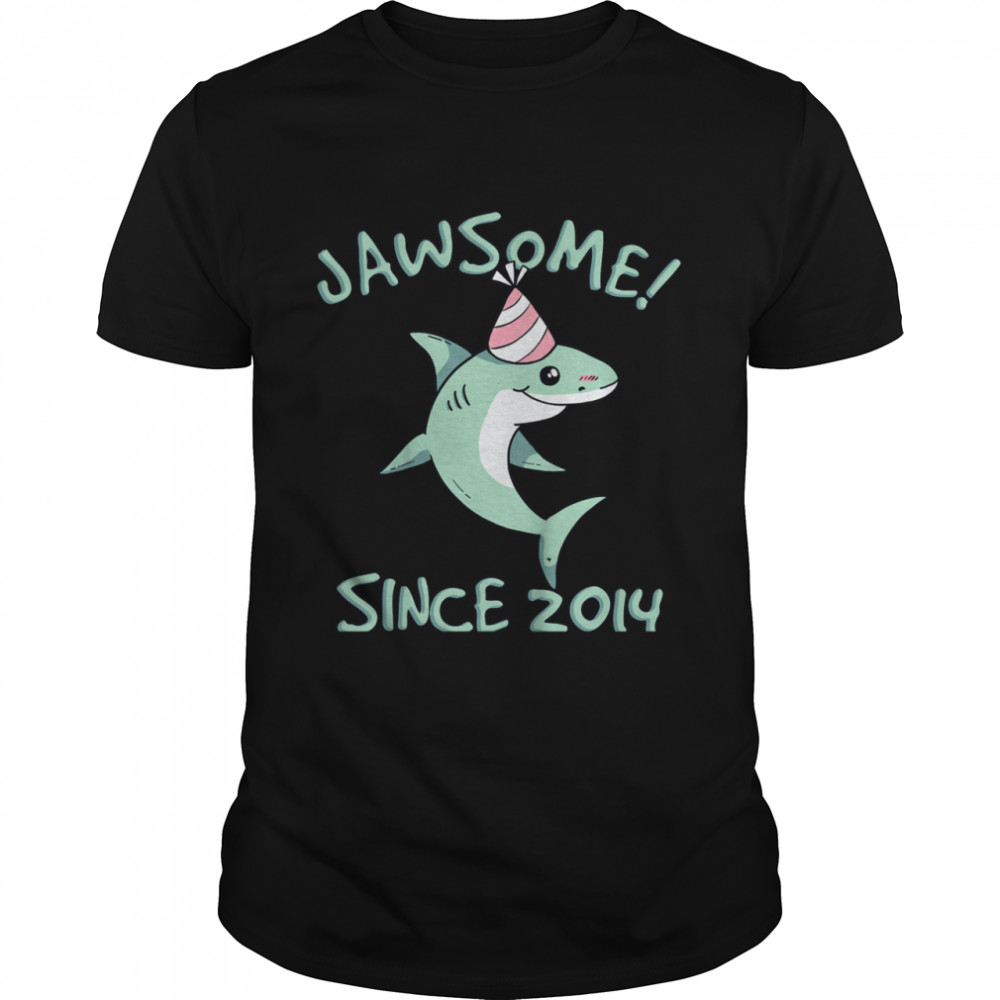 Shark Awesome Since 2014 Watch Out I’m 7 Years Old shirt