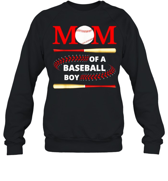 Mom Of A Baseball Boy Softball Player Mom Mothers Day  Unisex Sweatshirt