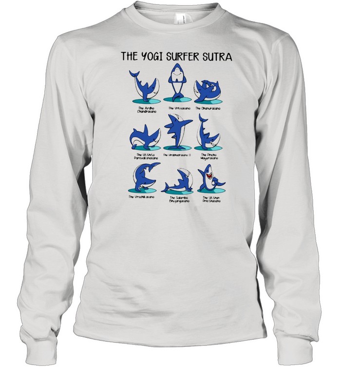 The Yogi Sufer Suttra Shark  Long Sleeved T-shirt