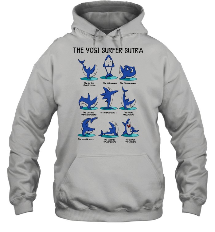 The Yogi Sufer Suttra Shark  Unisex Hoodie