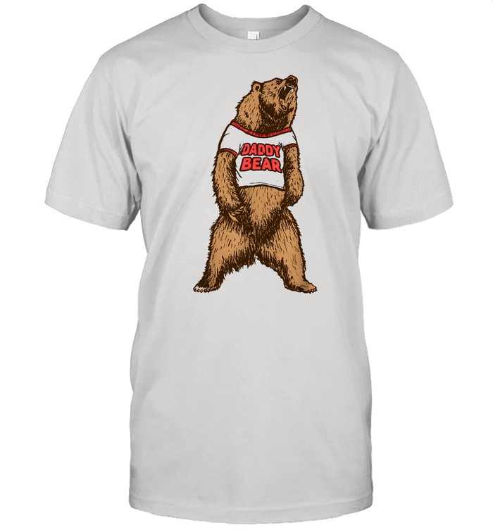 Daddy Bear Roaring Grizzly Fathers Day Protective Dad Shirt