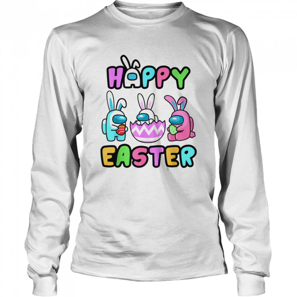 Among Sus Us Happy Easter Day  Long Sleeved T-shirt