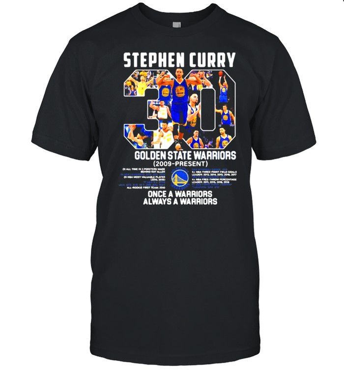 Stephen Curry Golden State Warriors 2009 Once A Warrior Always A Warriors Shirt