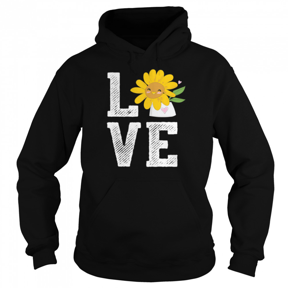 Sunflower Love Florist Flower Keeper Floral Designer  Unisex Hoodie