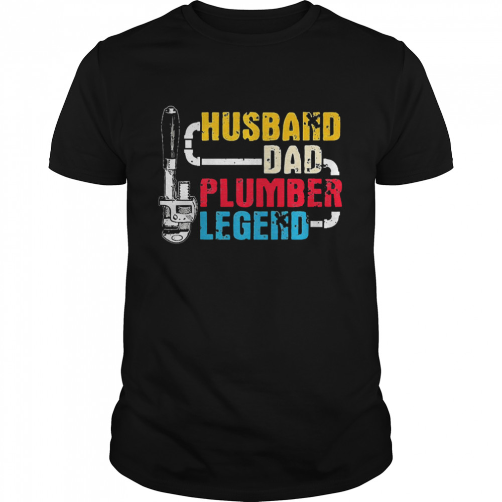 Husband dad plumber legend 2021 shirt