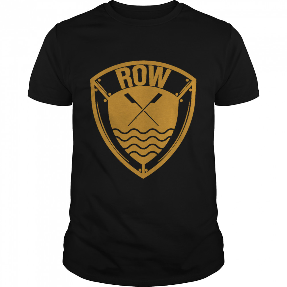 Cool Distressed Row Rowing Rowers Shirt