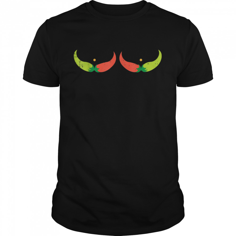 Jalapeno Bra Mexican Food Fiesta Costume Chili Party Shirt