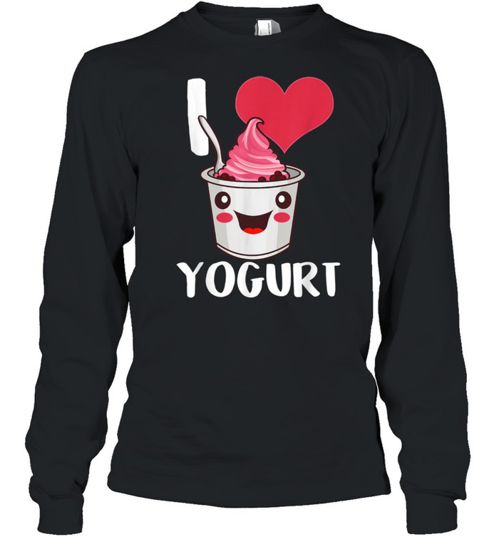 Yogurt Food shirt Long Sleeved T-shirt
