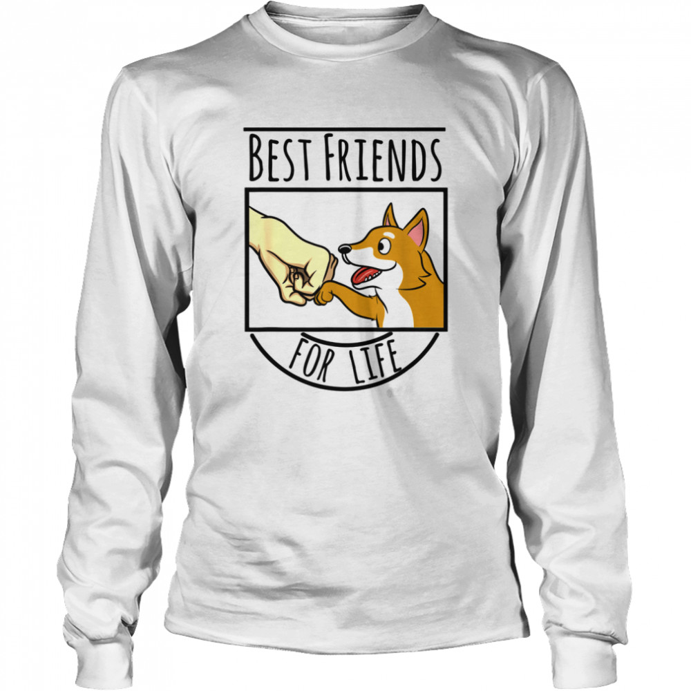 Beste Freunde Shiba Inu Hund  Long Sleeved T-shirt