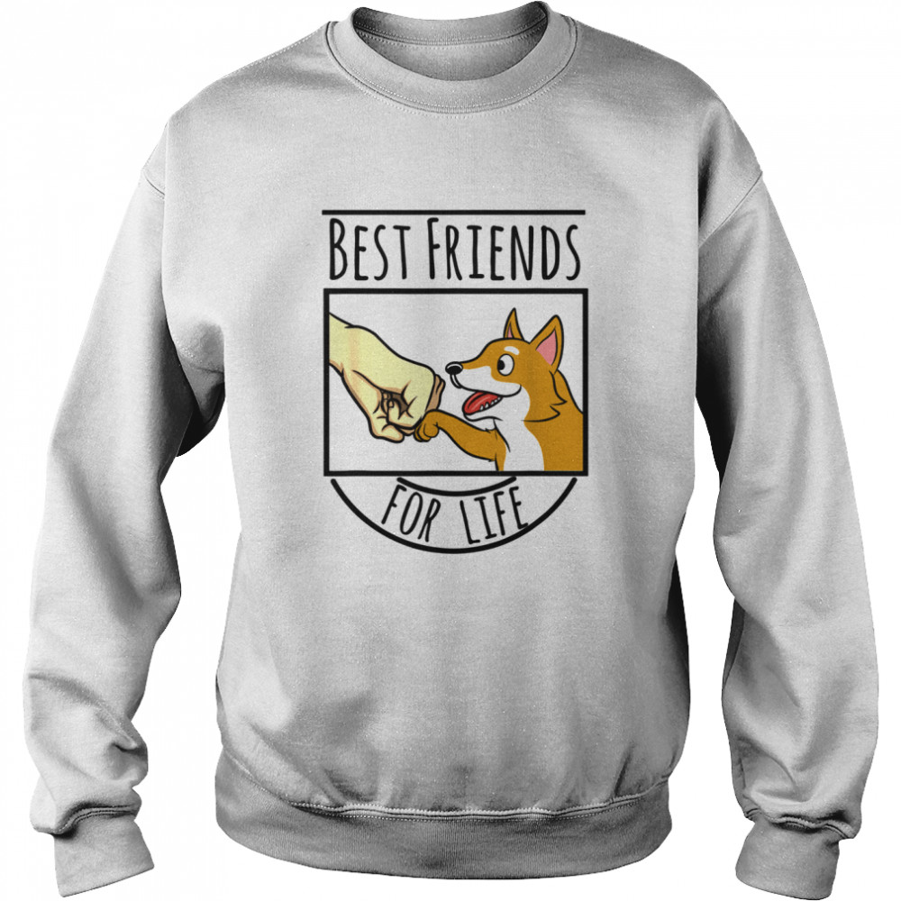 Beste Freunde Shiba Inu Hund  Unisex Sweatshirt