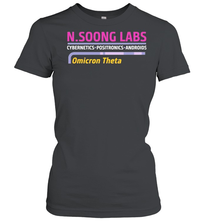 N.soong Labs Cybernetics Positronics Androids Omicron Theta  Classic Women's T-shirt