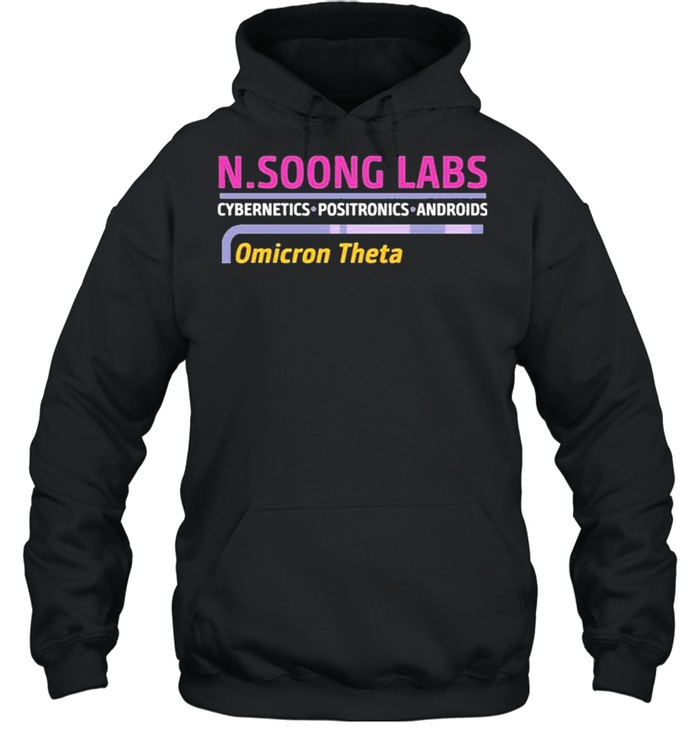 N.soong Labs Cybernetics Positronics Androids Omicron Theta  Unisex Hoodie