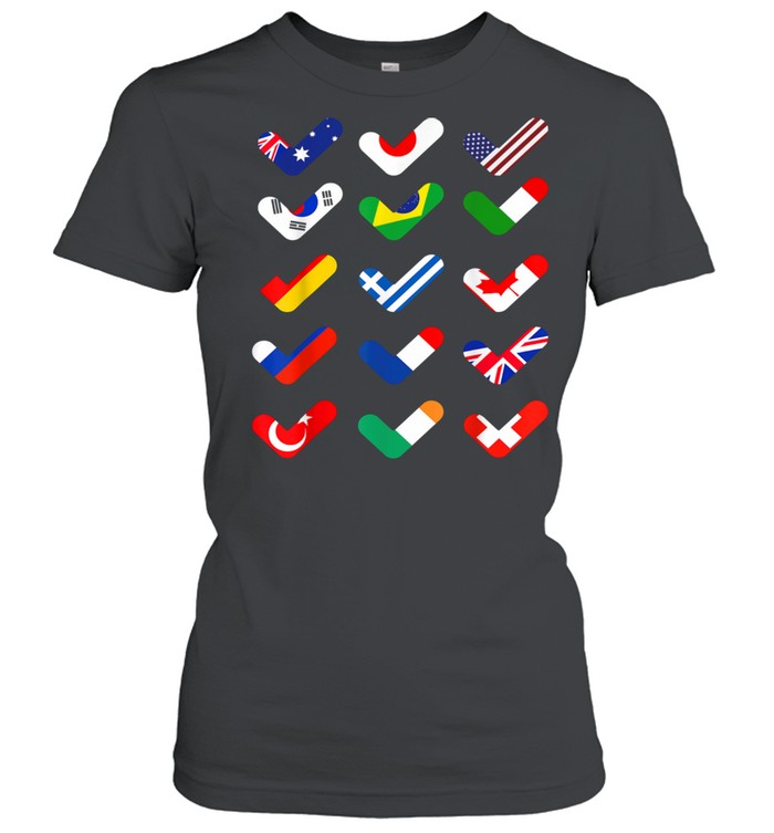 2021 World Sports Games Countries Flags Cool  Classic Women's T-shirt