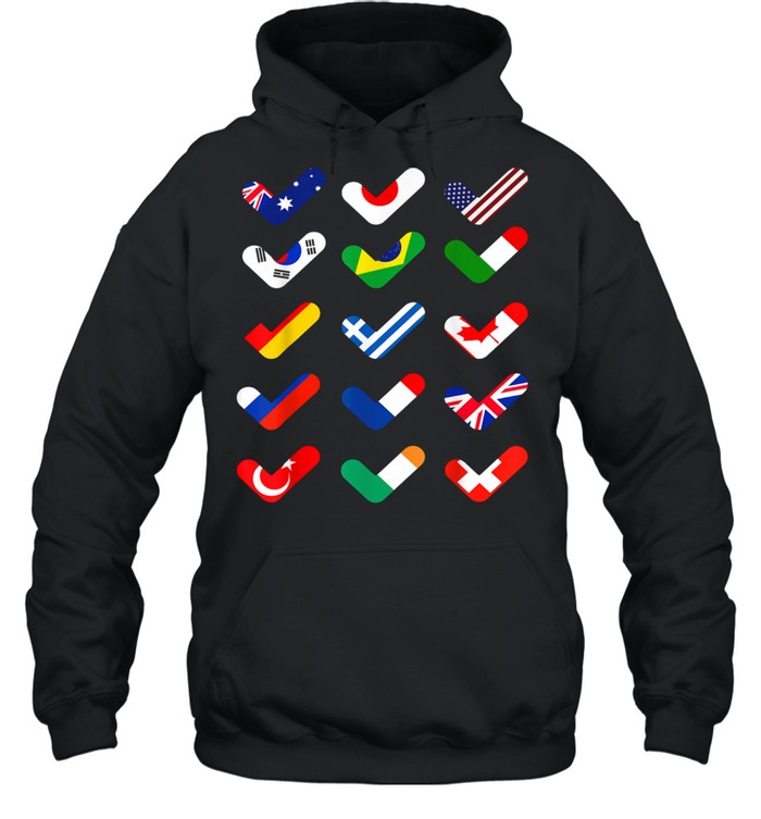 2021 World Sports Games Countries Flags Cool  Unisex Hoodie