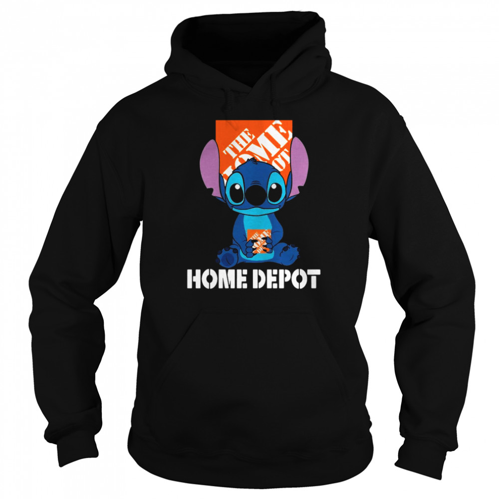 Baby Stitch Hug Home Depot shirt Unisex Hoodie