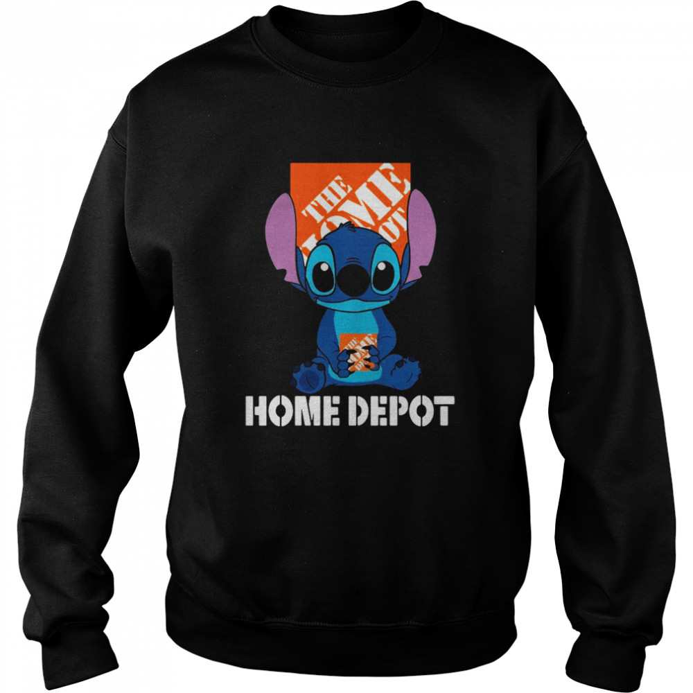 Baby Stitch Hug Home Depot shirt Unisex Sweatshirt