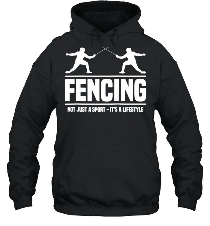 Fencer Fencing Sports Sword Fighting Fencing  Unisex Hoodie