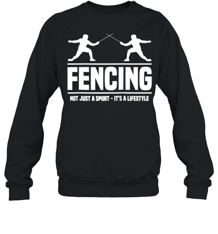 Fencer Fencing Sports Sword Fighting Fencing  Unisex Sweatshirt
