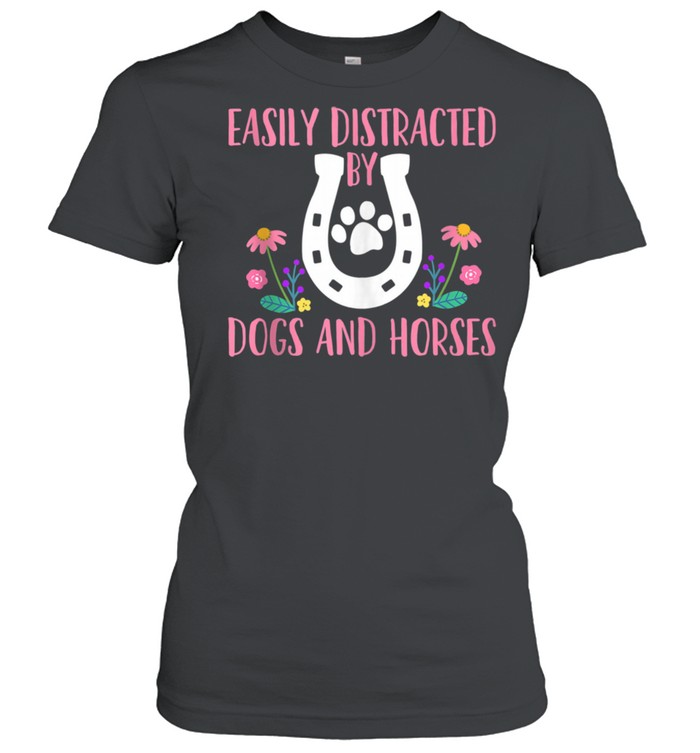 Horses and Dogs shirt Classic Women's T-shirt