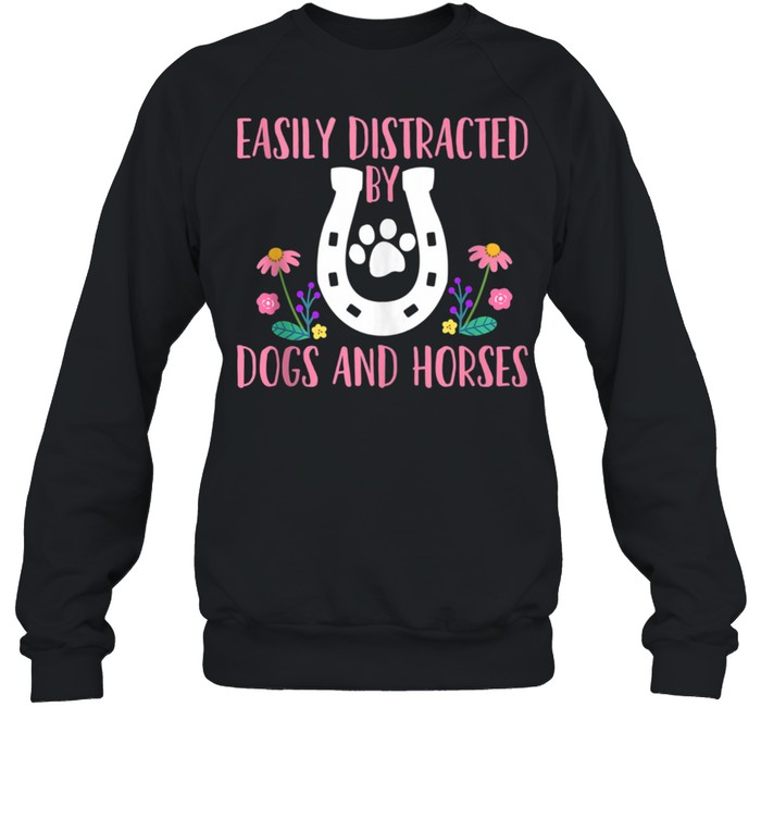 Horses and Dogs shirt Unisex Sweatshirt