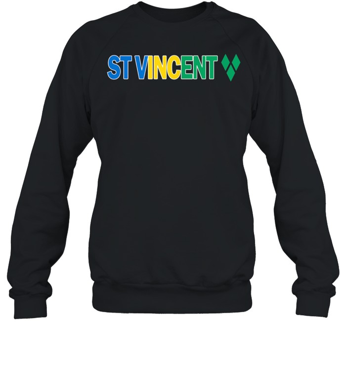 Love St Vincent and Grenadines Soca Warrior Carnival shirt Unisex Sweatshirt