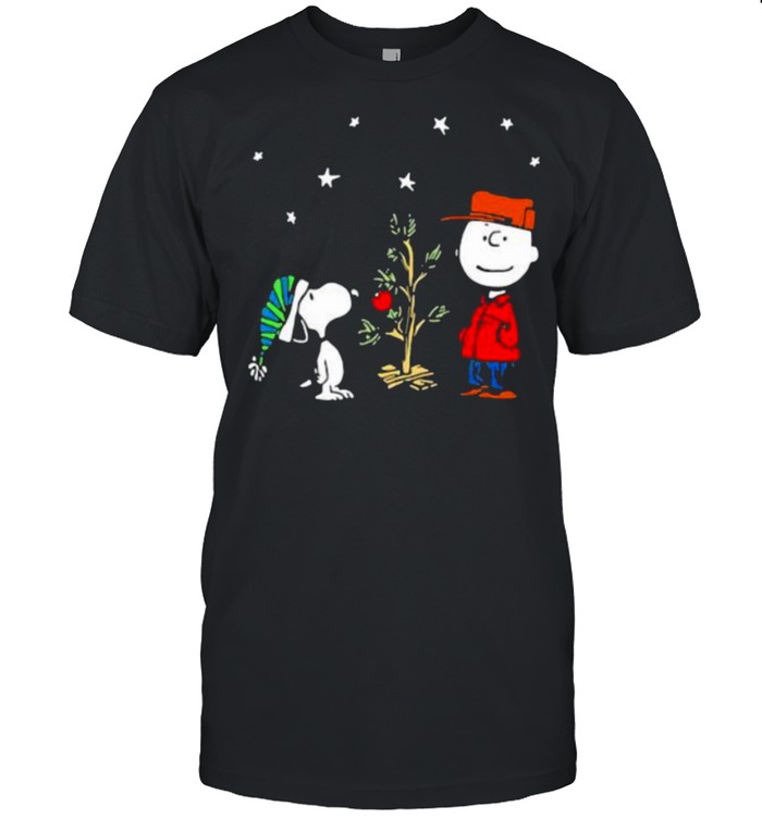 Snoopy And Charlie Plant A Tree Shirt