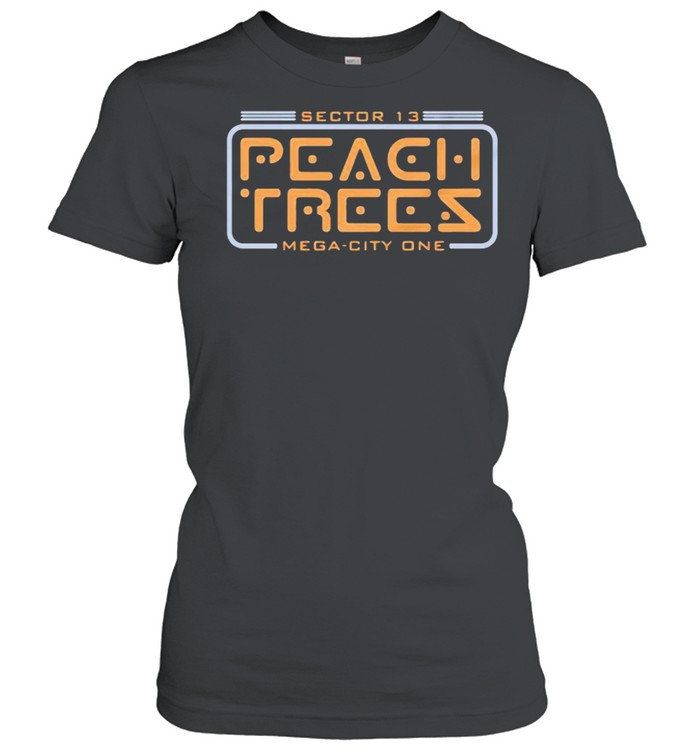 Dredd movie megacity peach trees shirt Classic Women's T-shirt
