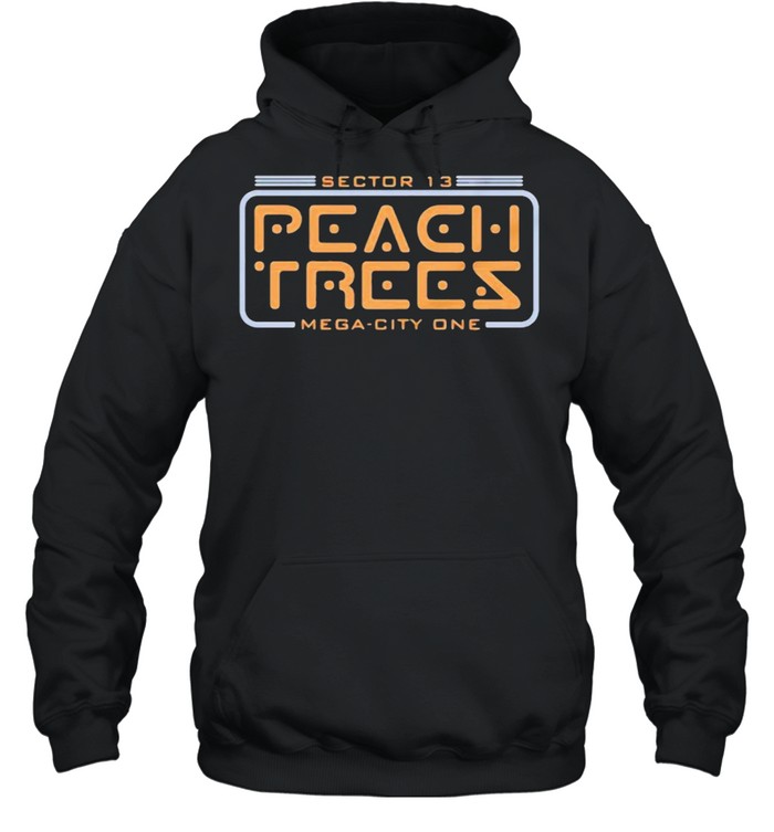Dredd movie megacity peach trees shirt Unisex Hoodie